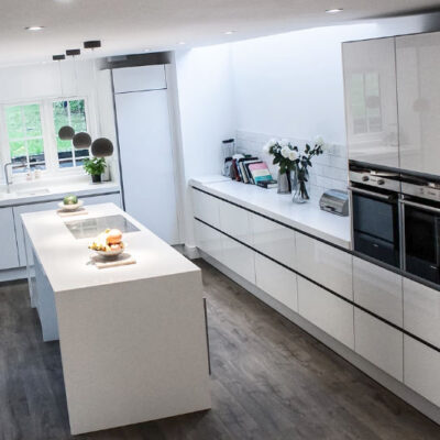 Custom inframe kitchen units Stanstead